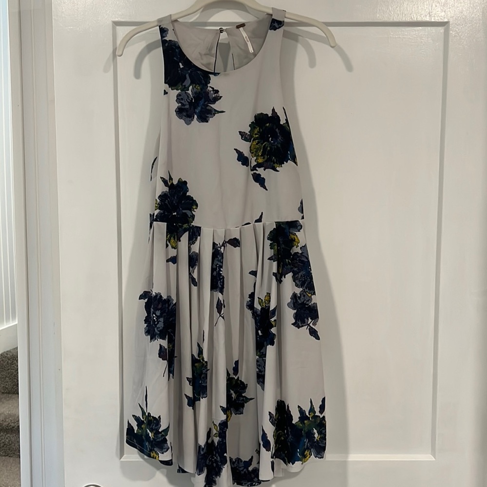 Free People Blue Floral Mini
